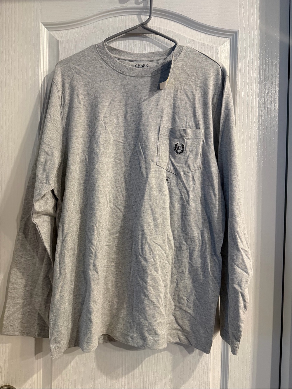 Chaps Gray Long Sleeve